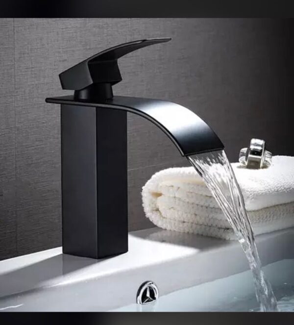 Premium Stainless Steel Waterfall Basin Mixer - Image 2