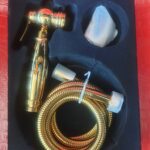 Luxurious Golden Round Handheld Shower Shattaf