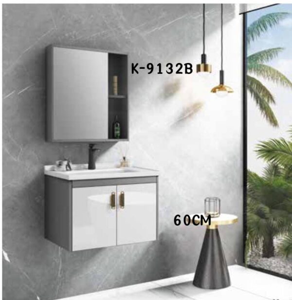 WK9132B 60cm Wall-Mounted Cabinet Basin