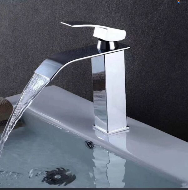 Premium Stainless Steel Waterfall Basin Mixer