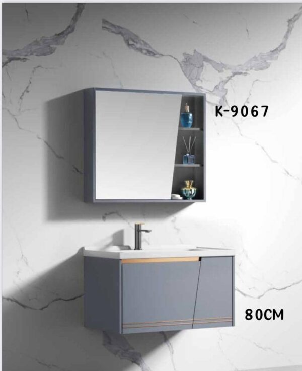 WK9067 80cm Wall-Mounted Cabinet Basin