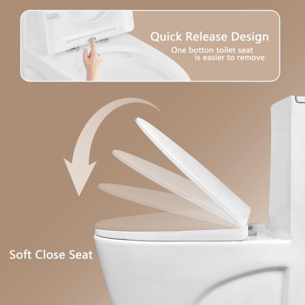 DeLinco Executive One-Piece Water Closet Toilet - Image 3