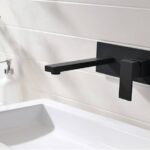 Black Concealed Basin Mixer tap