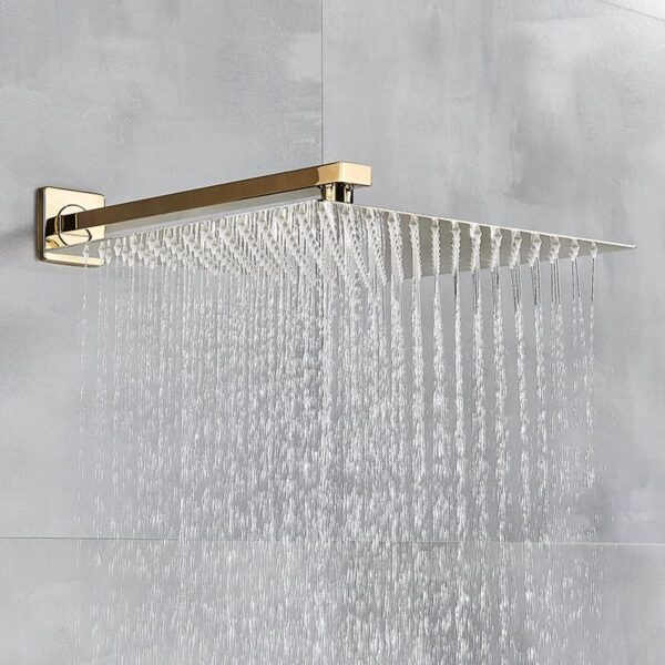 Golden 4-Way Concealed Shower Mixer - Conduit Style - Image 2