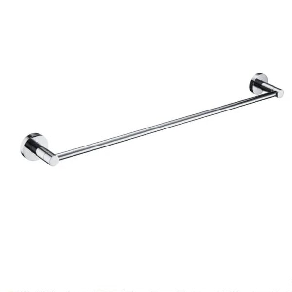 Sleek Chrome Single Towel Bar