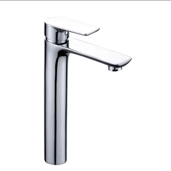 Chrome Flat-Style Countertop Basin Mixer - Image 3