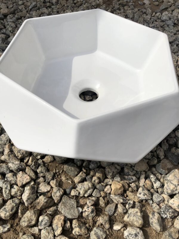 Diamond-Shaped Tabletop Wash Basin