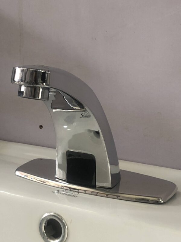 Stainless Steel Elbow-Style Touchless Sensor Tap