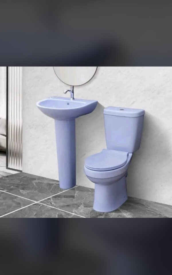 Golden Diamond Blue Milano Water Closet