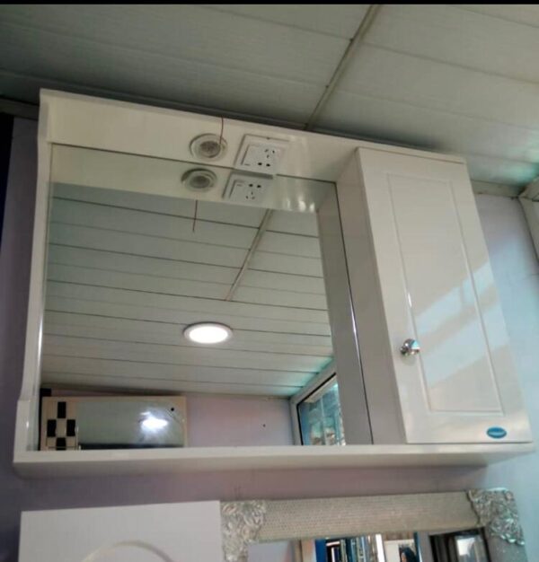 Wall-Mounted Mirror with Single Storage Cabinet - Model P10